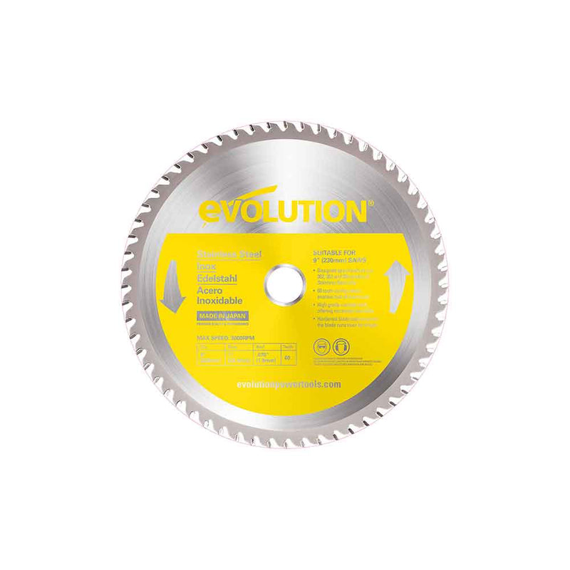 230mm Stainless Steel Cutting 60T Blade