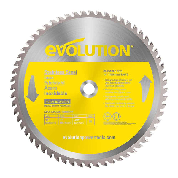 355mm Stainless Steel Cutting 90T Blade