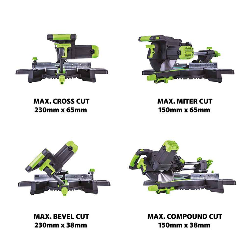 F255SMS - 255mm Sliding Mitre Saw (230v)